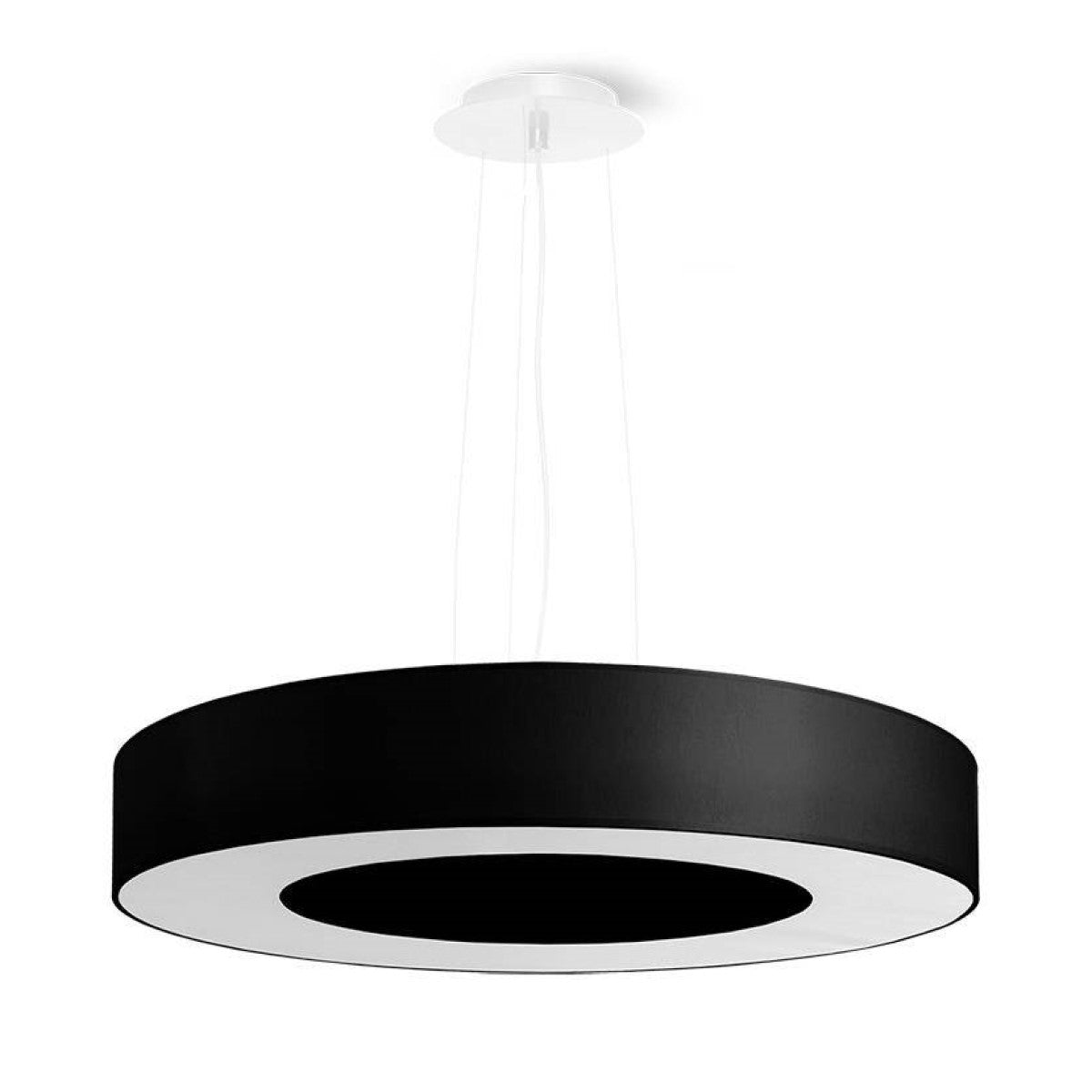 Rippvalgusti Saturno Slim must