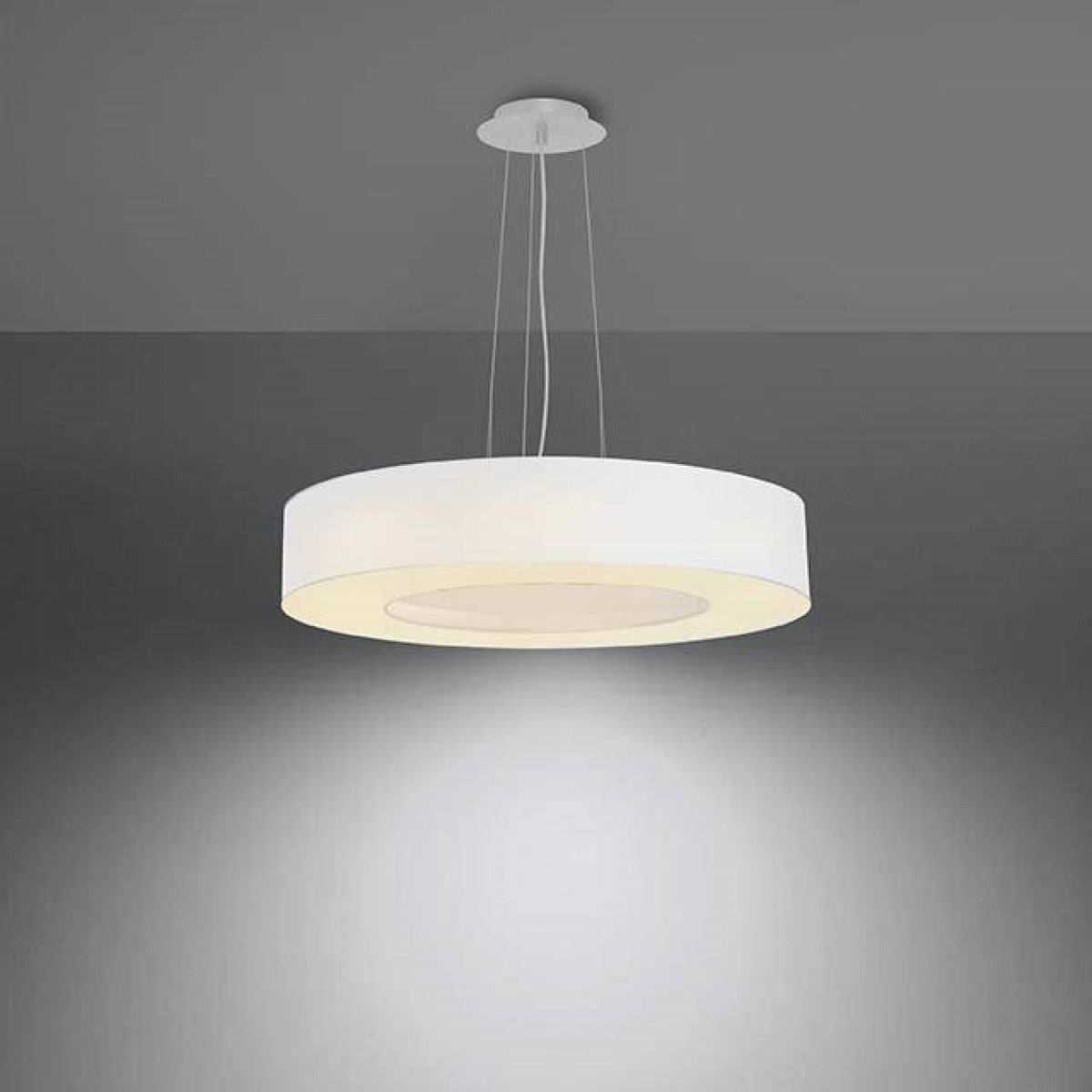 Rippvalgusti Saturno Slim valge