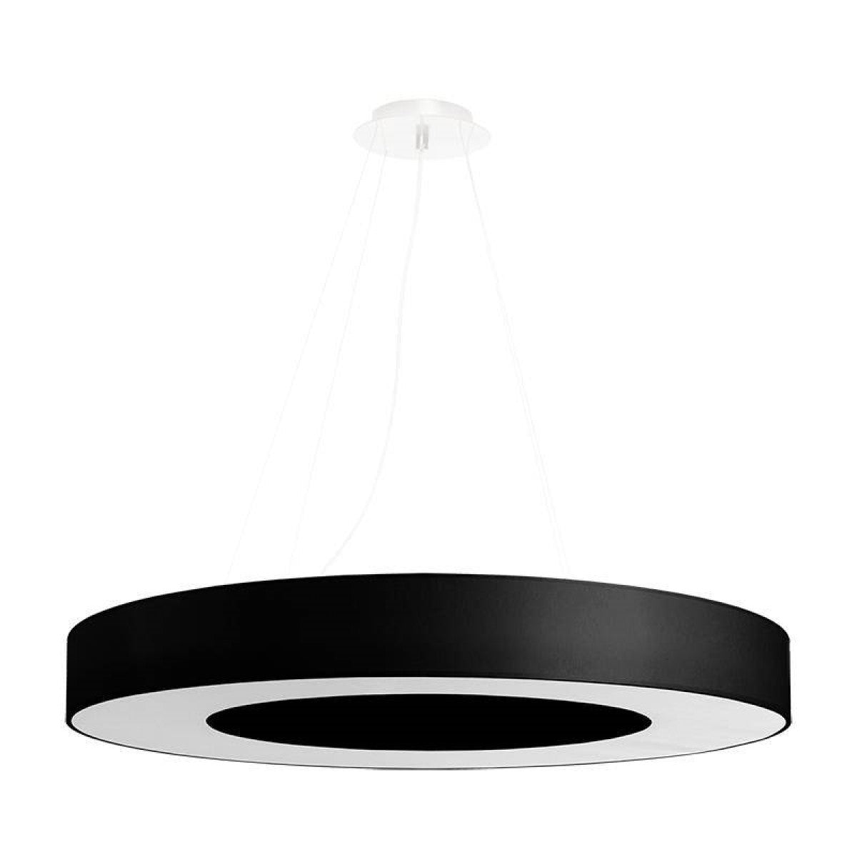 Rippvalgusti Saturno Slim must