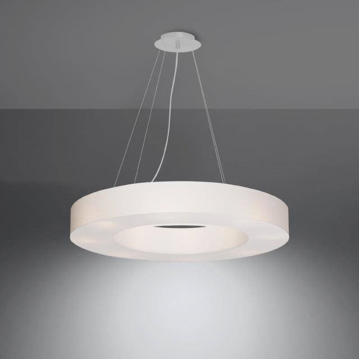 Rippvalgusti Saturno Slim valge