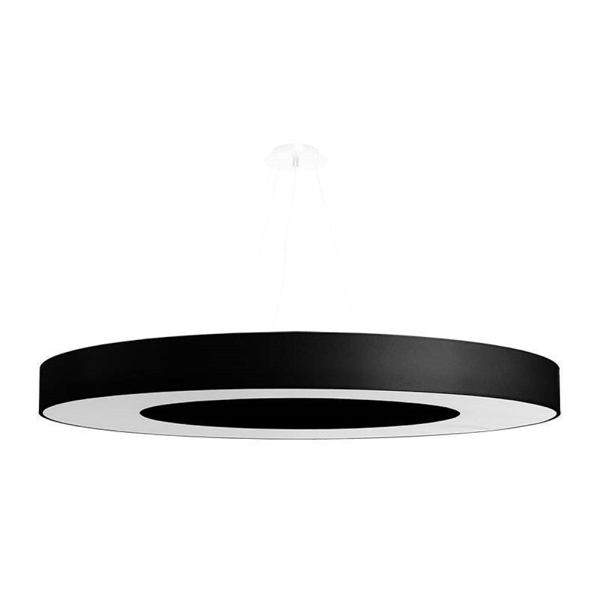 Rippvalgusti Saturno Slim must