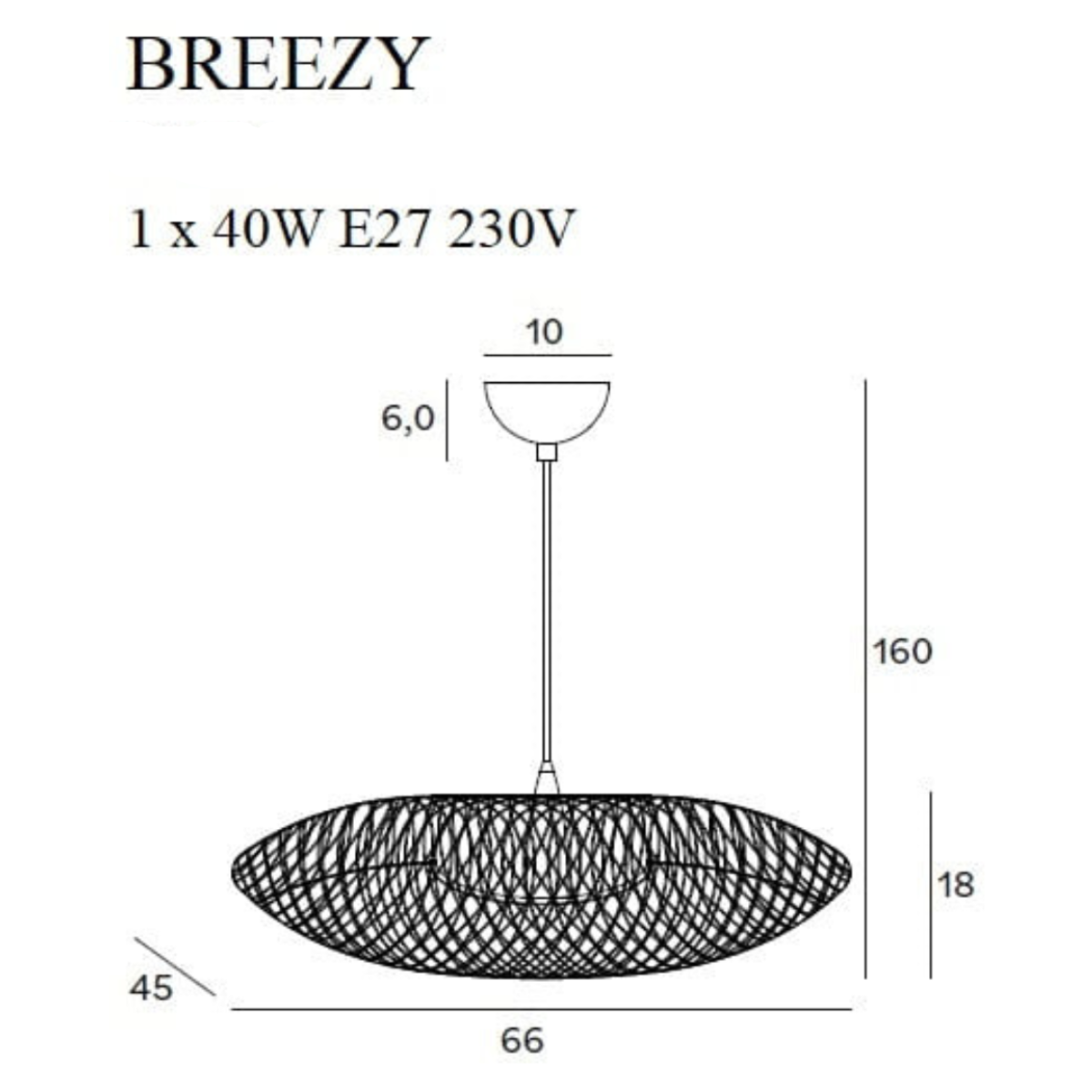 Rippvalgusti Breezy