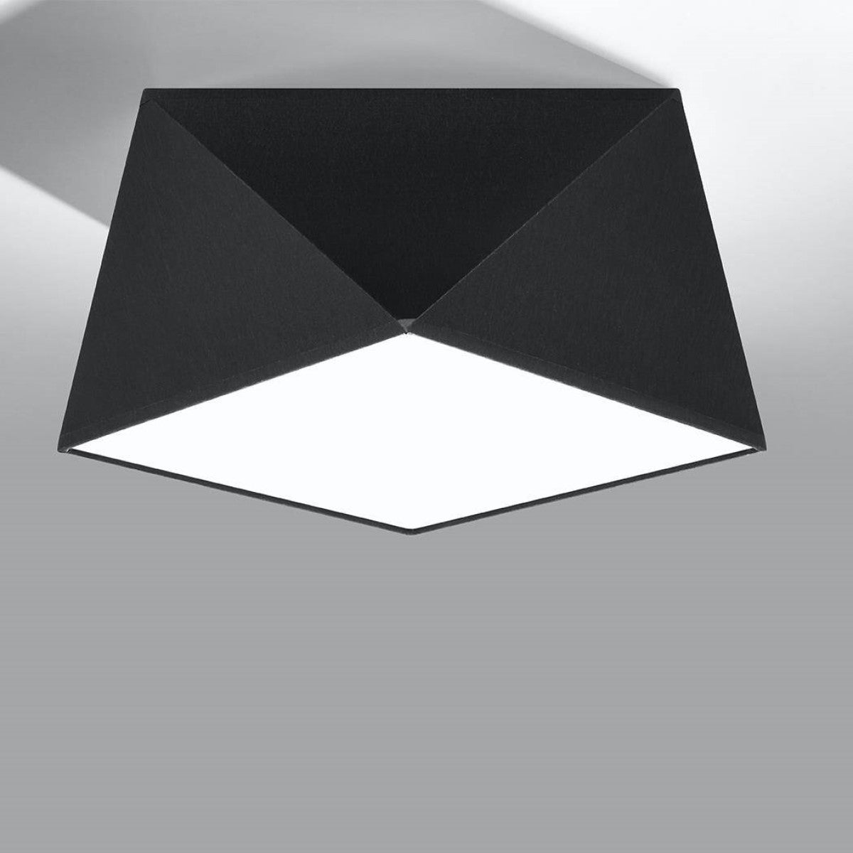 Plafoonvalgusti Hexa must