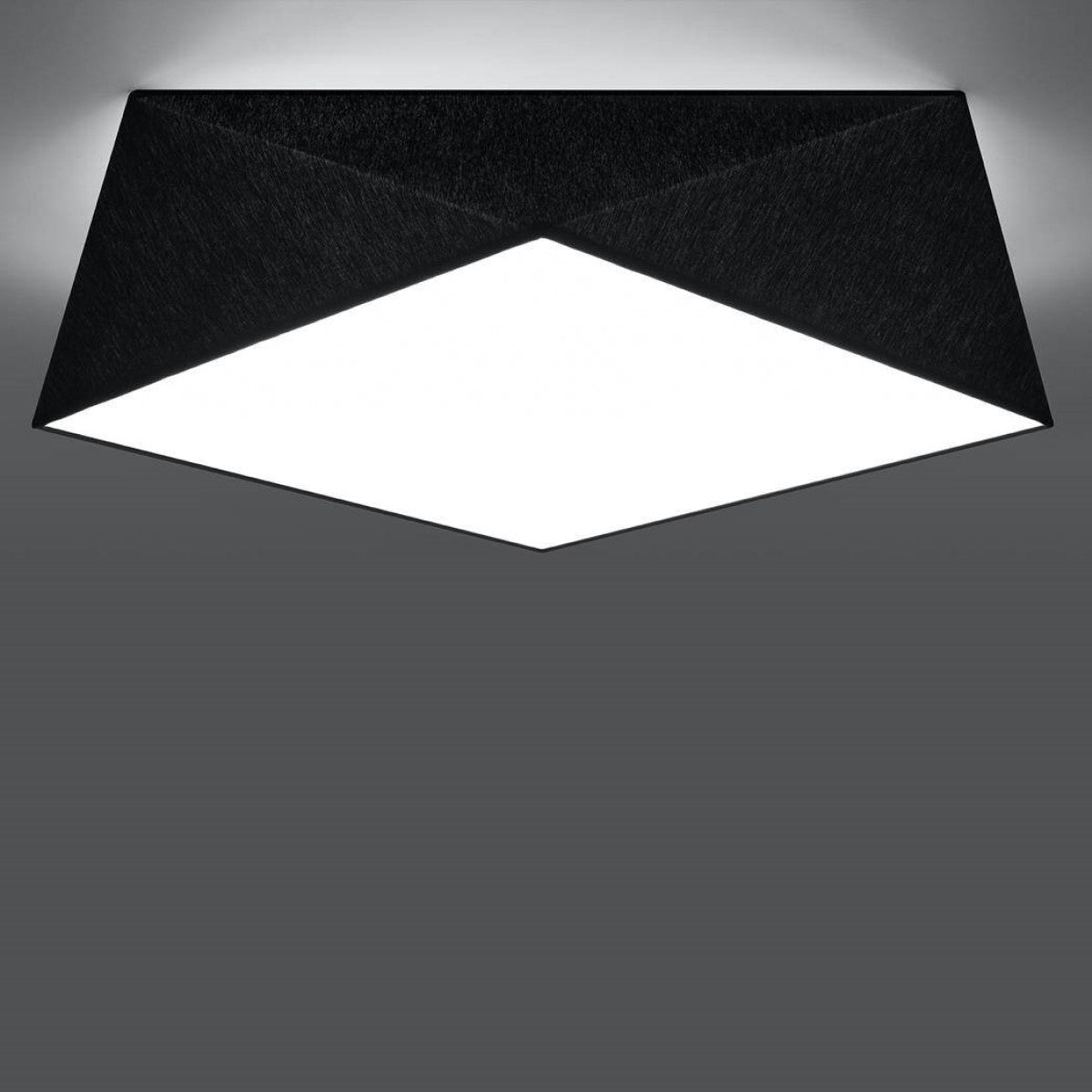 Plafoonvalgusti Hexa must